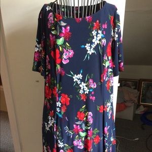 Colorful flowered dress